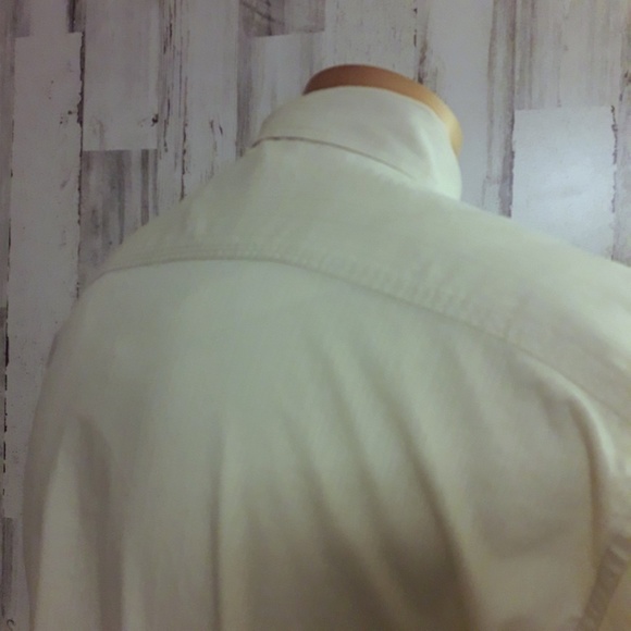 Bundle “3 x $20" TIMBERLAND Men's S/S Button Down Cotton Cream Shirt M - Picture 7 of 8